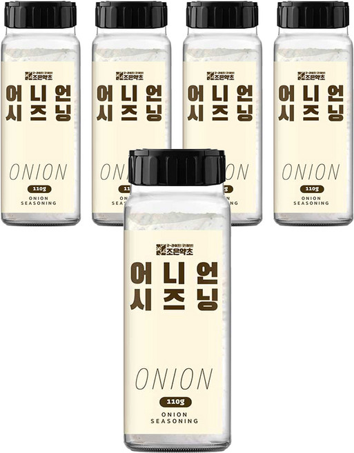 조은약초 어니언 시즈닝, 110g, 5개
