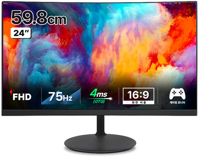 HANSUNG SUPERSTORE FHD Real 75 1500R曲面電競螢幕, TFG24F07V (一般)