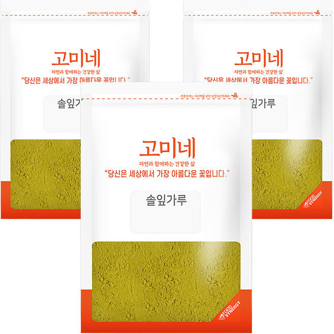 고미네 솔잎가루, 3개, 500g