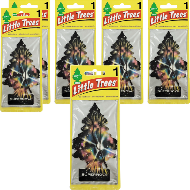 Little Trees 小樹香片 香氛卡, 銀河之星, 7g, 6片