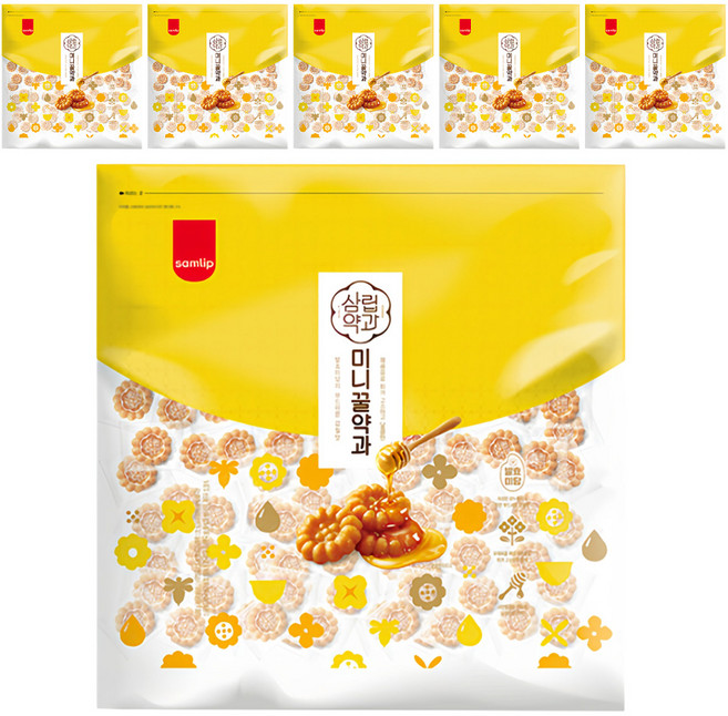 삼립 미니 꿀 약과, 1kg, 6개