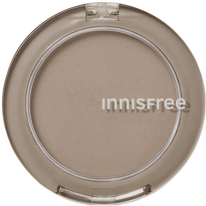 INNISFREE 台灣公司貨 妝自然圓形修容粉餅 6.8g, 2 淺霧灰棕, 1個