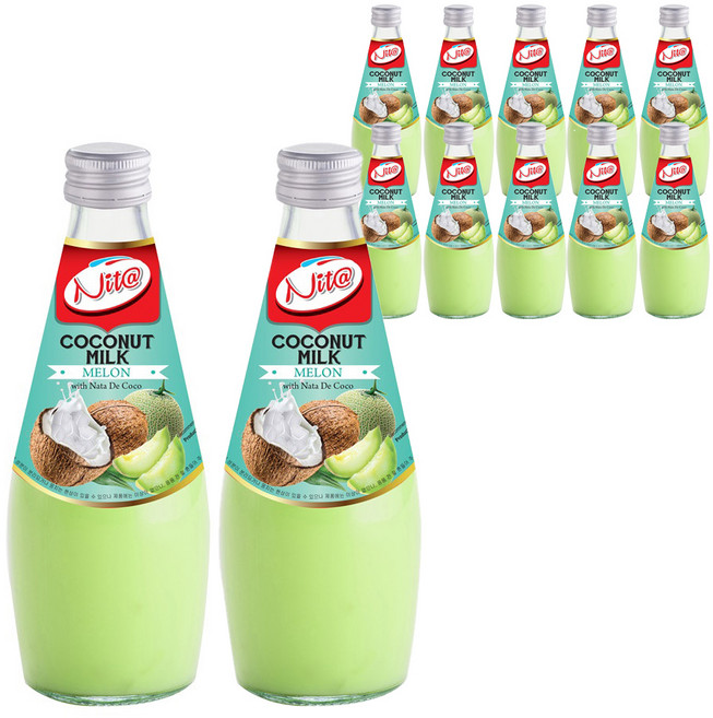 Nita 椰奶哈密瓜口味, 290ml, 12個