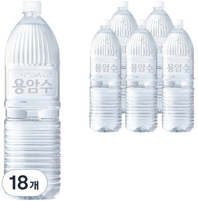 오리온제주용암수 무라벨, 2L, 18개