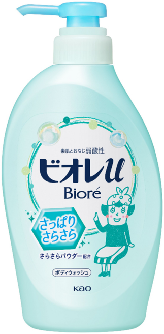 Biore 蜜妮 親膚鎖水香氛沐浴乳 清爽潔淨, 480ml, 1瓶