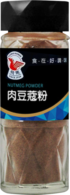 飛馬 肉豆蔻粉, 40g, 1瓶