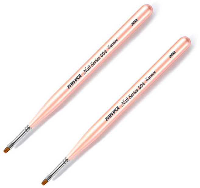 BABARA 네일아트 브러쉬 504, 2개