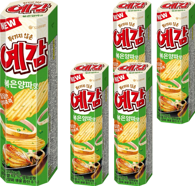 ORION 好麗友 預感香烤洋芋片 非油炸 洋蔥口味, 64g, 5盒