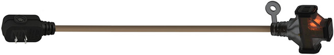 SUN JAKE 3插座耐熱動力軟線 SJ2031S-02, 0.6m, 沙色, 1條