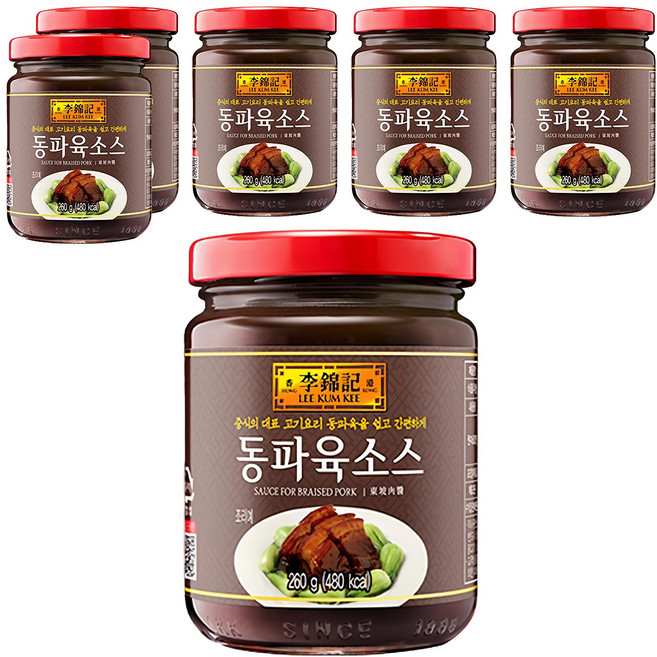 이금기 동파육 소스, 260g, 6개