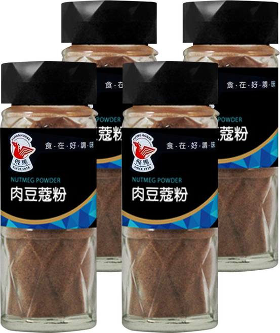 飛馬 肉豆蔻粉, 40g, 4瓶