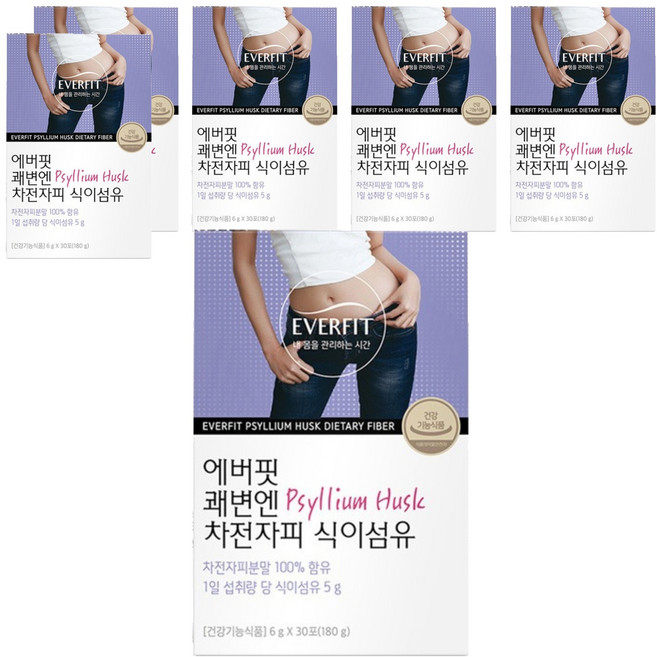 Everfit Kwaebyunen 洋車前子殼膳食纖維, 144g, 6個