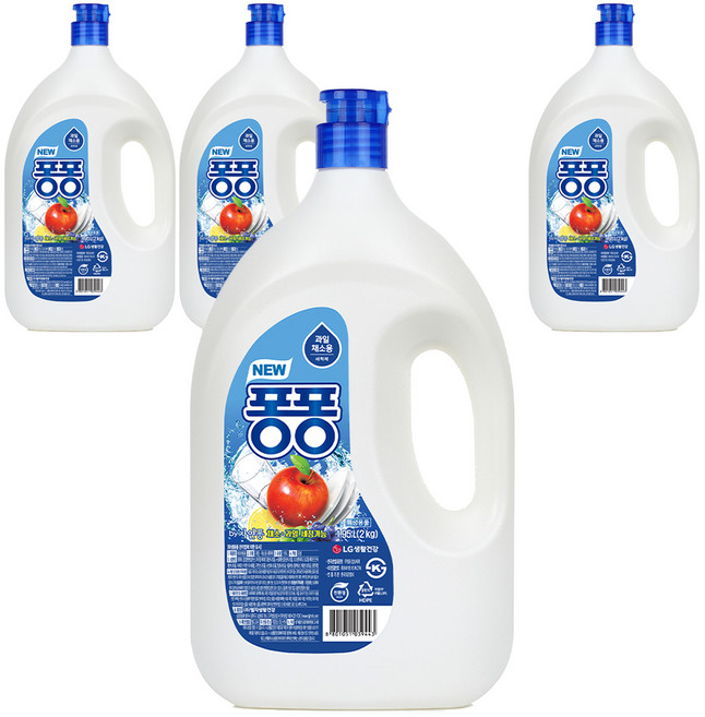 퐁퐁 뉴 주방세제, 1.95L, 4개