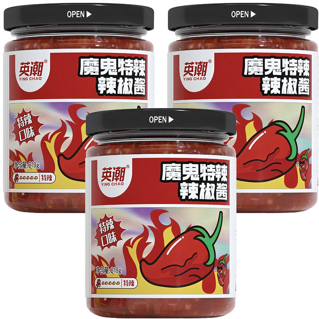 영초 악마 라조장, 210g, 3개