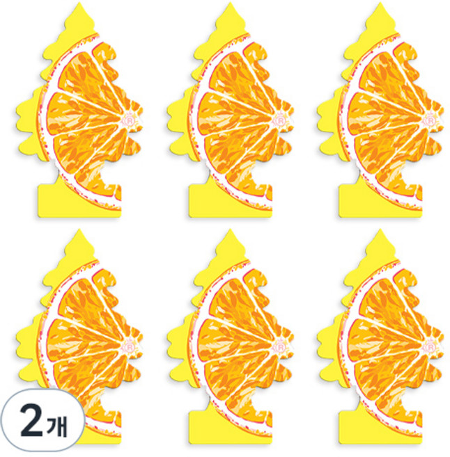 리틀트리 종이 방향제, 슬라이스드, 12개