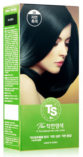 TS 착한염색, 3호 자연흑색, 1개