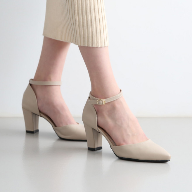 dangolunni 女款瑪莉珍PU高跟鞋 7cm