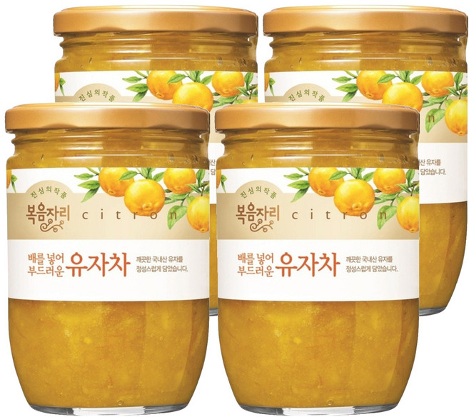 복음자리 배를 넣어 부드러운 유자차, 620g, 1개입, 4개