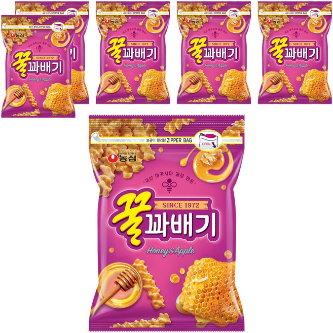 꿀꽈배기, 300g, 6개