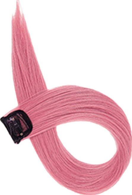 젤루나 발레아쥬 투톤 염색 컬러 긴생머리 부분 피스 붙임머리 가발 HB-23, 13 베이비핑크, 2개