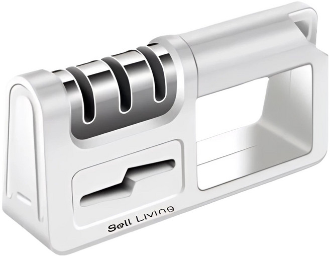 셀리빙 논슬립 4in1 멀티 칼갈이, 화이트, 1개