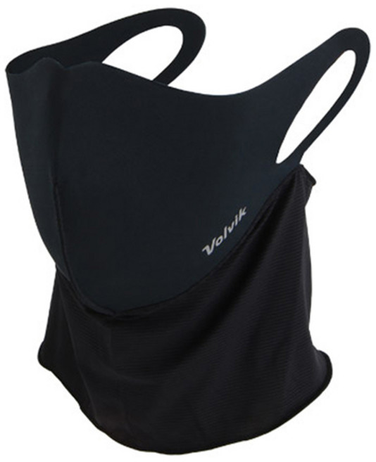 볼빅 아쿠아엑스 넥커버 골프 마스크, 블랙, 1개