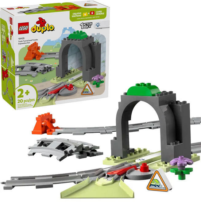 LEGO 樂高 duplo 得寶 火車隧道和軌道擴充組 10425 激發創意想像, 1盒