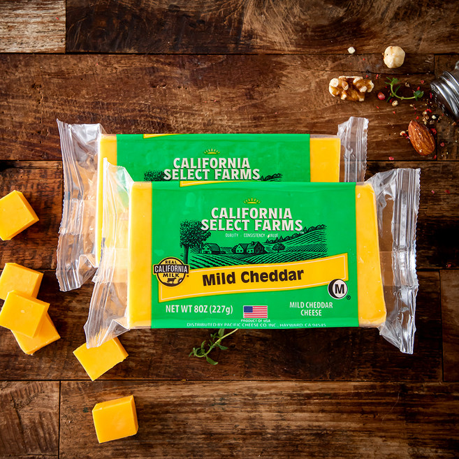 캘리포니아셀렉트팜 마일드 체다 치즈, 227g, 1개입, 2개