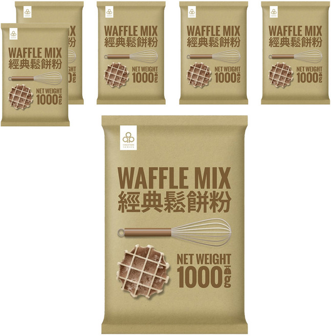 開元食品 經典鬆餅粉, 1kg, 6包
