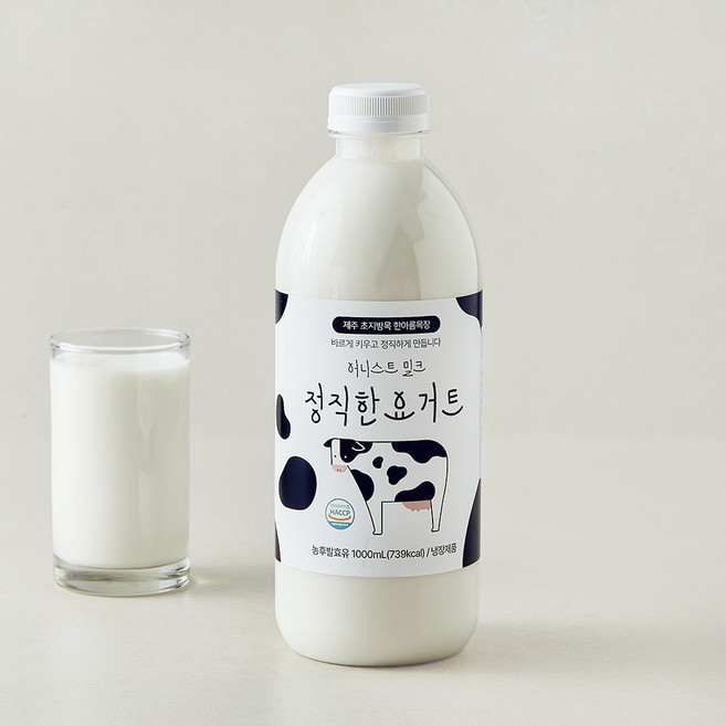 어니스트밀크 정직한 요거트, 1L, 1개입, 1개