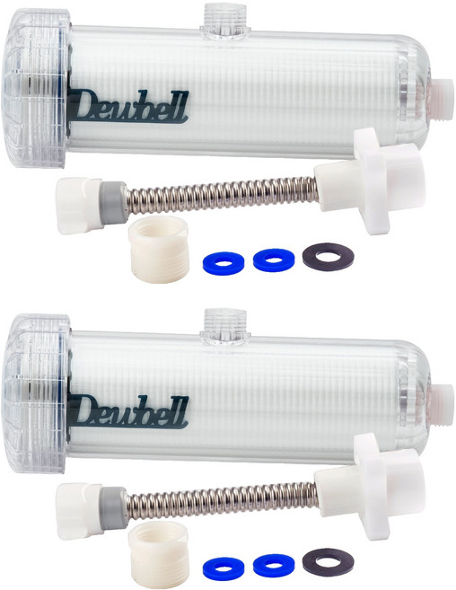 듀벨 수도에 세탁기용 정수필터 고급형, 혼합색상, 2개