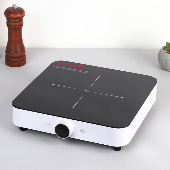 홈플래닛 2000W 고화력 슬림 인덕션 레인지 1구, YL-20K81