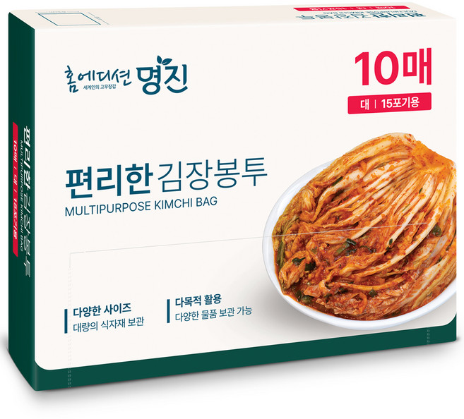 명진 편리한 김장봉투, 대형(약15포기), 10개입, 1개