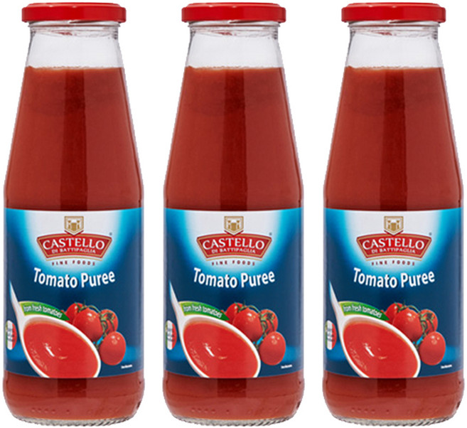 Castello 토마토 퓨레, 690g, 3개