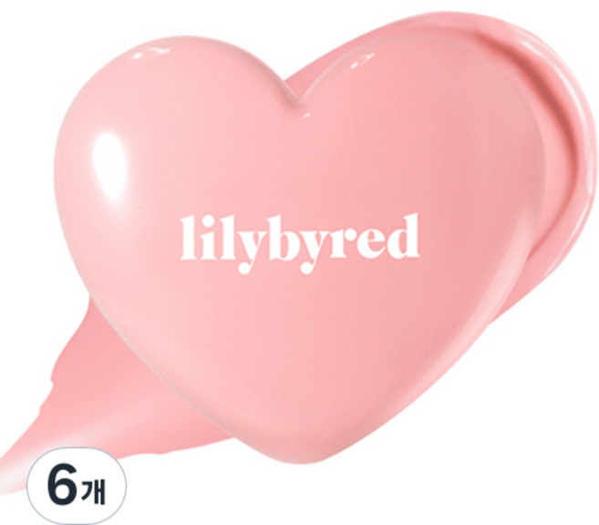 릴리바이레드 러브빔 치크밤 3.5g, 06복숭빔, 6개