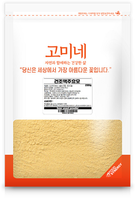 고미네 건조 맥주효모, 1개, 200g