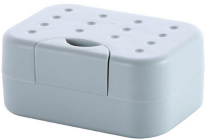 더자카 올록볼록 비누곽, 그레이, 1개