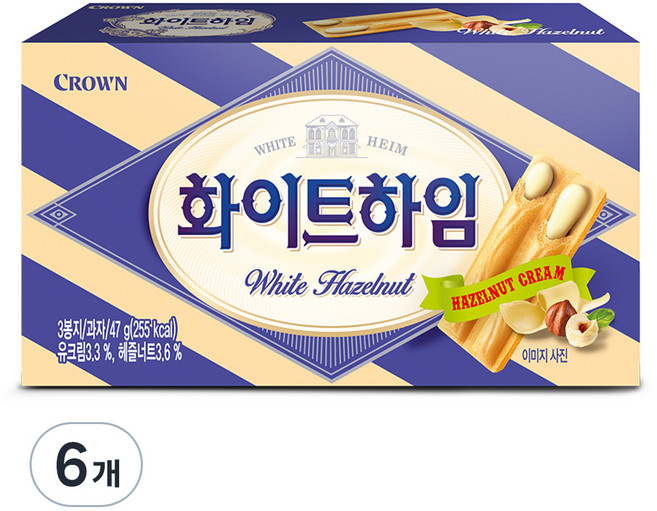 크라운 화이트 하임, 47g, 6개