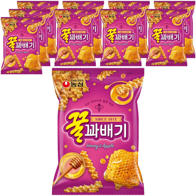 꿀꽈배기, 90g, 10개