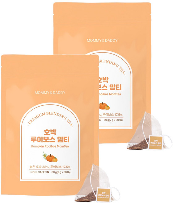 마미앤대디 호박 루이보스 맘티 침출차, 2g, 30개입, 2개