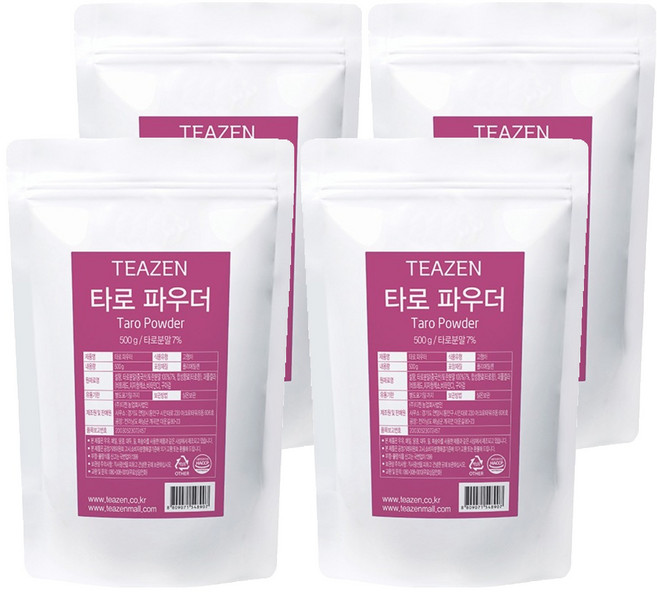 티젠 타로 파우더, 500g, 1개입, 4개, 500g