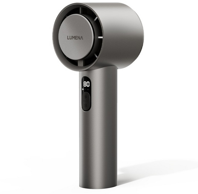 루메나 휴대용 무선 냉각선풍기, FAN JET ULTRA, 그레이