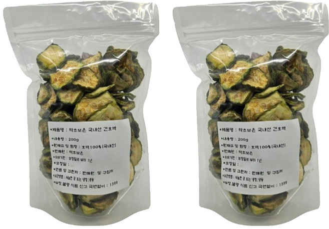 櫛瓜乾, 200g, 2個
