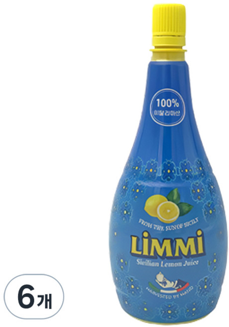 림미 레몬주스, 200ml, 6개