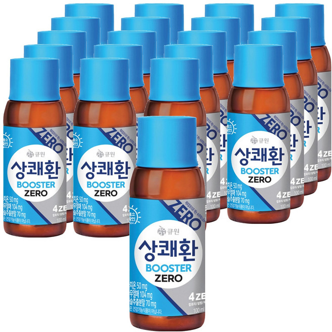 상쾌환 부스터 ZERO 숙취해소 음료, 100ml, 20개