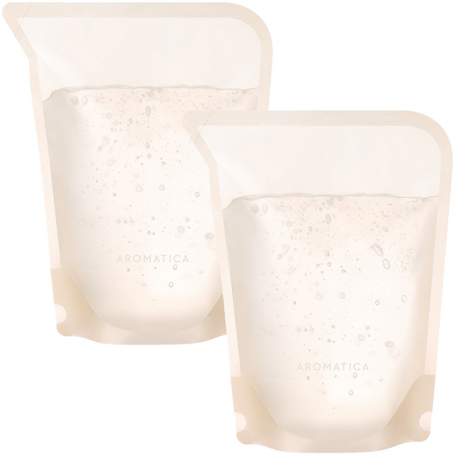 아로마티카 수딩 알로에 베라 젤 리필, 500ml, 2개