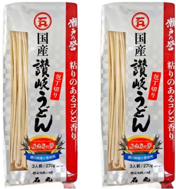 IShimaru 石丸 讚岐烏龍麵 瀨戸之譽, 270g, 2包