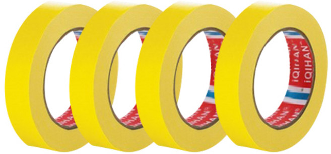 다다 칼라 마스킹테이프 노랑 20 mm x 20 m, 4개