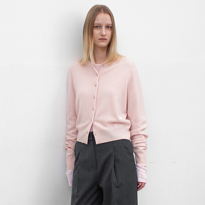 AtelierNain 女款Essential羊絨基本款開襟衫 CD-2230