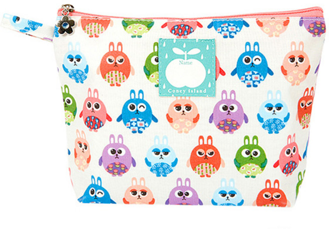 코니아일랜드 어린이집 준비물 방수파우치, 몽이 아이보리, 1개